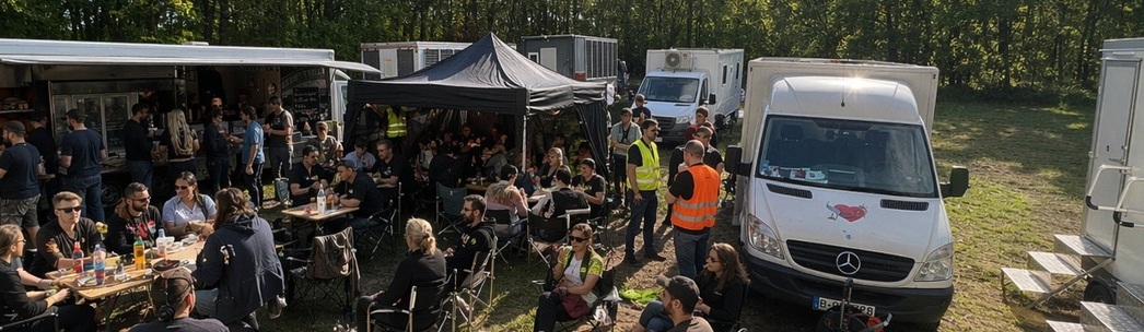 Film Catering bei einer Filmproduktion in Berlin mit Crew und Cast – 83 Personen am Set