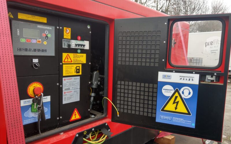Filmfahrzeug mit Generator für Energie am Drehort deutschlandweit